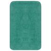 vidaXL Bath Mat Set Turquoise 100% Cotton Bath Mat Set Other