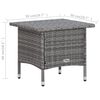 vidaXL Garden Lounge Set Grey