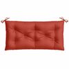 vidaXL Garden Bench Cushion Melange Red 100% polyester