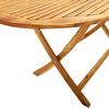 vidaXL Garden Dining Set Acacia wood: Natural wood color, Chairs: Cream