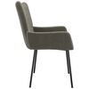 vidaXL Dining Chair Set of 2 Dark Grey