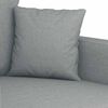 vidaXL Sofa Chair Light grey 100% polyester, metal, textilene, foam Single