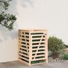 vidaXL Wheelie Bin Storage 33.1x35.4x50.6" Solid Wood Pine