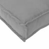 vidaXL Pallet Cushion for suitable for Seat 4 pcs Gray 40 x 40 x 8 cm