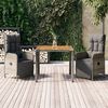 vidaXL Garden Dining Set Grey