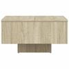 vidaXL Coffee Table Sonoma Oak Engineered Wood Medium Durable