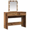 vidaXL Dressing Table Old Wood 100 x 40 x 130 cm Engineered wood