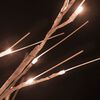 vidaXL LED Tree Warm white, white Steel, plastic 70.9 in LED Tree
