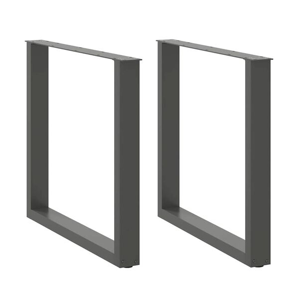 vidaXL Coffee Table Leg Set of 2 Anthracite Powder-coated steel