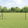 vidaXL Hexagon Fence Gray 1.6 x 50 m Steel