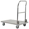 vidaXL Platform Wagon Silver 32.3x20.9x33.9" Stainless Steel