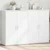 vidaXL Sideboard White Engineered wood Medium Sideboard Rectangular