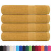 vidaXL Sauna Towel Set of 4 Gold 100% Cotton 31.5 x 78.7 in