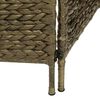 vidaXL 3-Panel Room Divider Brown 45.7"x63"  Water Hyacinth