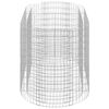 vidaXL Gabion Raised Bed Silver Galvanized Iron Large Durable