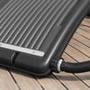 vidaXL Solar Pool Heating Panel Black HDPE, PC, Aluminum 43 x 26 x 2.8 in