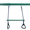 vidaXL Swing Set Blue, Green, Orange Steel and Plastic Large Durable