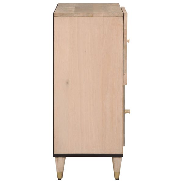 vidaXL Side Cabinet Bleached natural finish