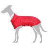 vidaXL Dog Raincoat Red Polyester Large Water-resistant materials