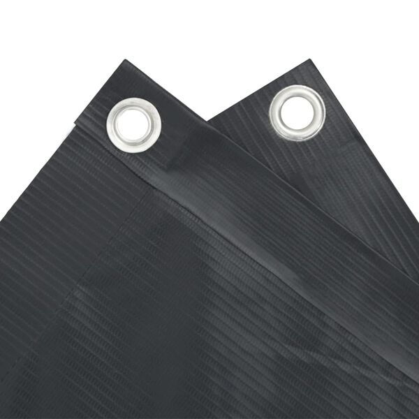 vidaXL Balcony Screen Anthracite 35.4x196.9" Oxford Fabric