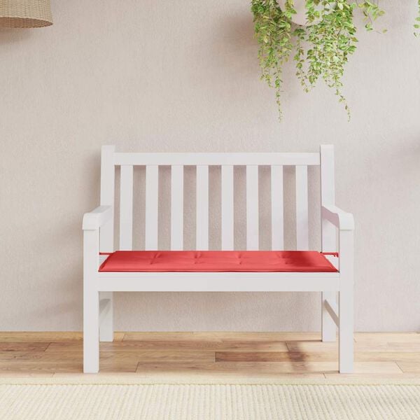 vidaXL Garden Bench Cushion Red Oxford Fabric Standard Waterproof