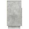 vidaXL Bedside Cabinet Concrete grey Engineered wood Medium