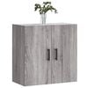 vidaXL Wall Cabinet Grey Sonoma Engineered Wood Medium Wall Cabinet