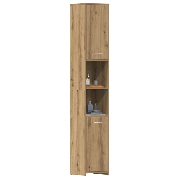 vidaXL Bathroom Cabinet Artisan Oak Engineered Wood Bathroom Cabinet