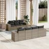 vidaXL Garden Sofa Set Grey