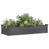 vidaXL Garden Raised Bed Planter Rectangular Rustic Wooden Planters