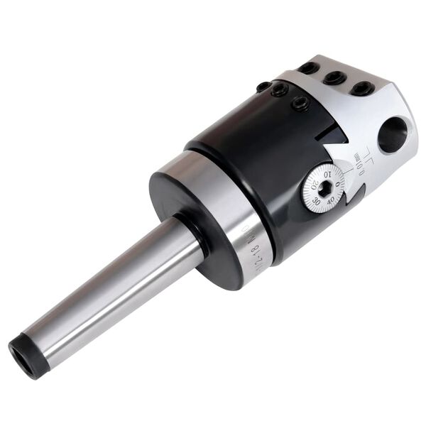 vidaXL 1.97 " Boring Head with MT2 Boring Shank for Lathe Milling