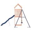 vidaXL Outdoor Playset Wood Solid Douglas Fir Wood Large Seats Many