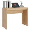 vidaXL Desk Sonoma Oak Engineered Wood Small Minimalist Desk