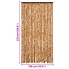 vidaXL Insect Curtain Ochre and White 39.4x86.6" Chenille