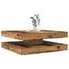 vidaXL Coffee Table Old wood Engineered wood Medium Rotatable