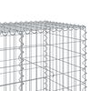 vidaXL Gabion Basket Silver Galvanized Iron Wire Large Durable