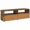 vidaXL TV Cabinet Set of 2 Smoked oak Engineered wood