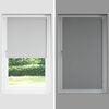 vidaXL Blind Grey Polyester, Aluminum, PVC 23.6 x 47.2