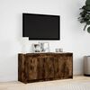 vidaXL TV Cabinet Smoked Oak Engineered Wood 39.4 x 13.4 x 19.7 in