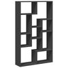 vidaXL Bookcase Black Engineered Wood 28.3 x 7.9 x 47.2 in Bookcase