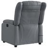 vidaXL Massage Recliner Chair Grey