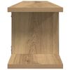 vidaXL Wall Shelf Set of 2 Artisan Oak Engineered wood