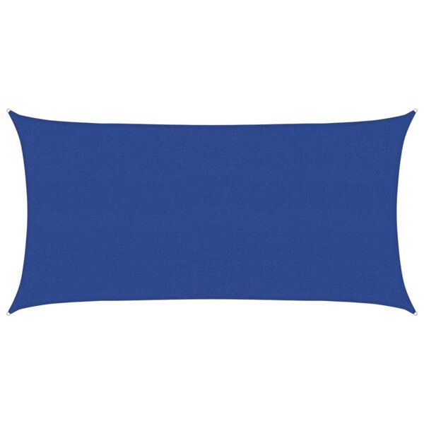vidaXL Sunshade Sail 1.75 oz/ft&sup2; Blue 6.6x11.5' HDPE