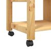 vidaXL Kitchen Trolley MONZA 33.1"x15.7"x34.8" Solid Wood Pine
