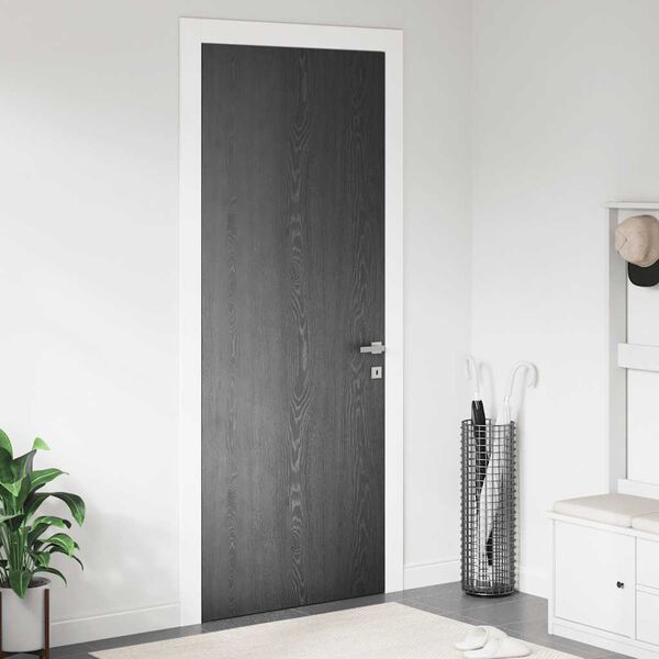 vidaXL Furniture Film Set of 2 Dark Wood PVC 197 in x 35.4 in