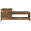 vidaXL Coffee Table Smoked oak Engineered wood Medium Coffee Table