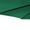 vidaXL Garden Parasol Green Polyester, Steel Large Tiltable