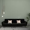 vidaXL Sofa Bed Black Velvet (100% polyester), Wood, Foam 2-Seater