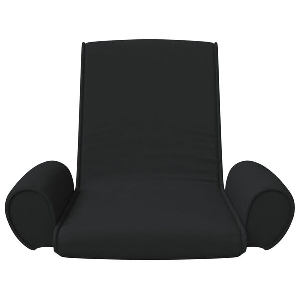 vidaXL Floor Chair Black Fabric (100% polyester), metal, foam Compact