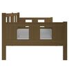 vidaXL Day Bed Honey Brown Solid Pine Wood
